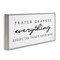 Stupell Industries Funny Prayer Changes Everything Framed Giclee, design by Lux + Me Designs